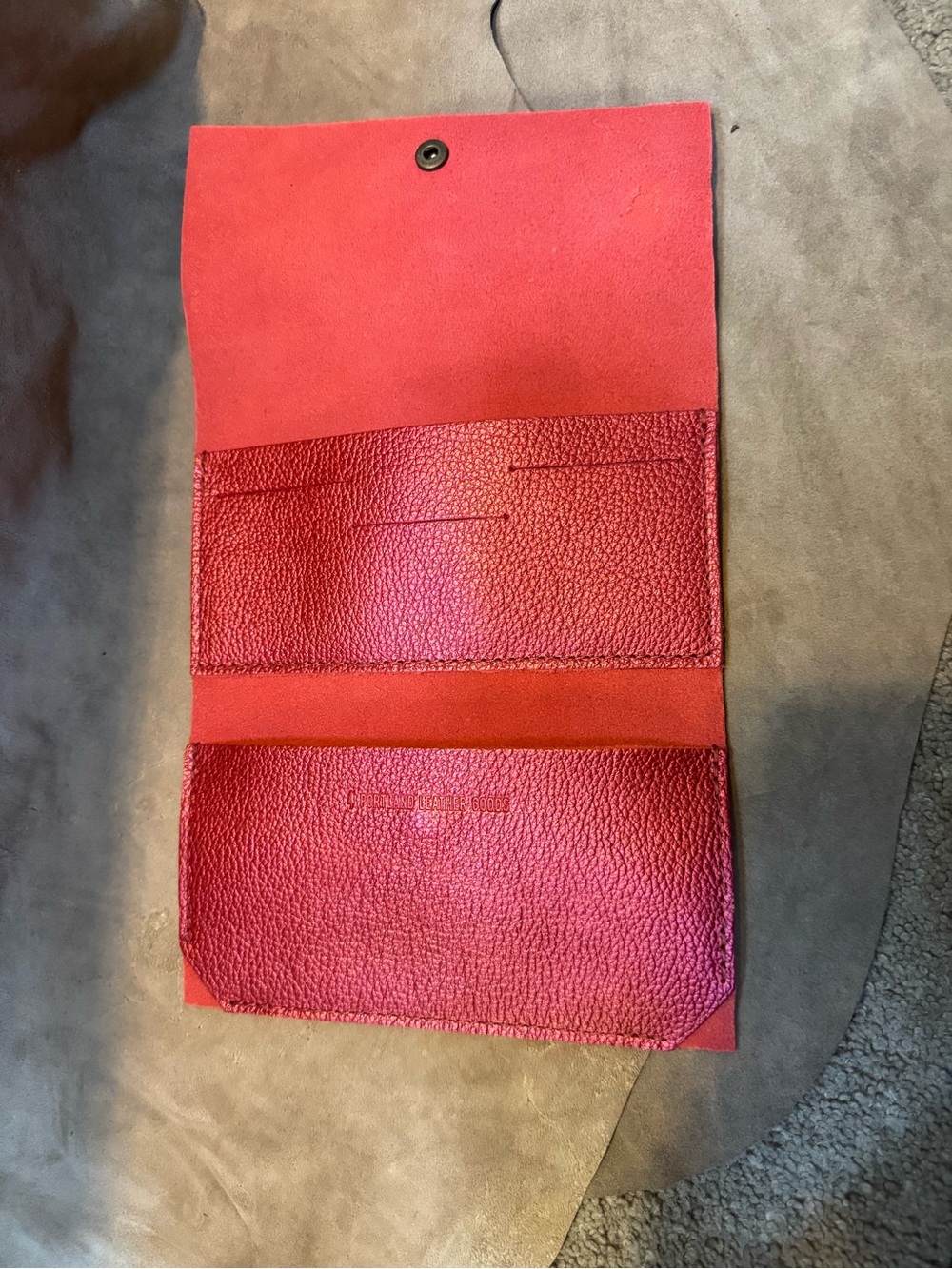PLG “Reba Red” Rancher Wallet - Picture 4 of 5